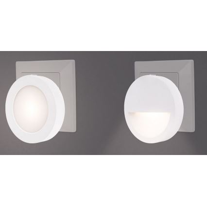 Rabalux - Lampada notturna LED con sensore LED/0,5W/230V 3000K diametro 65 mm