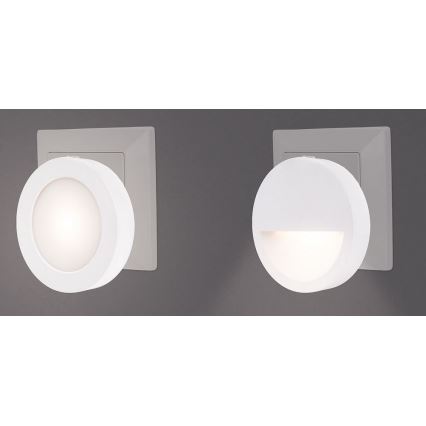 Rabalux - Lampada notturna LED con sensore LED/0,5W/230V 3000K diametro 65 mm