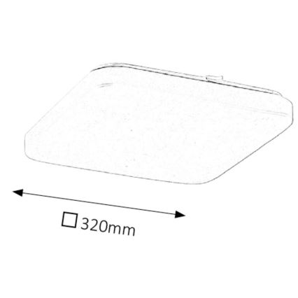 Rabalux - Plafoniera LED/32W/230V 32x32 cm