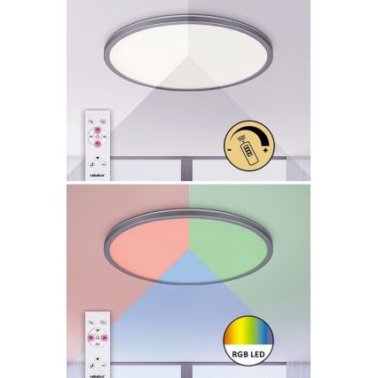 Rabalux - Plafoniera LED RGB dimmerabile LED/22W/230V Wi-Fi + telecomando