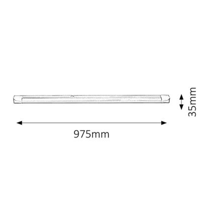 Rabalux - Illuminazione sottopensile G13/30W/230V