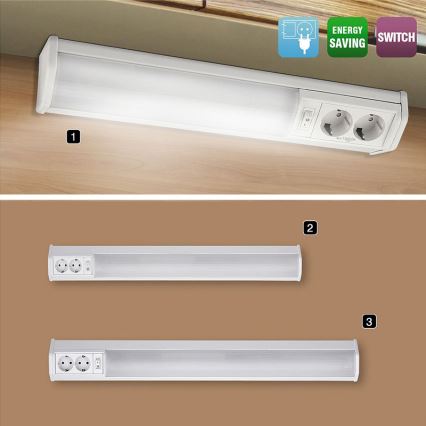 Rabalux - Lampada sottopensile con prese G13/15W/230V