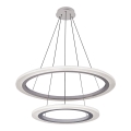Rabalux 2429 - Lampadario LED ADRIENNE LED/62W/230V argento