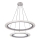 Rabalux 2429 - Lampadario LED ADRIENNE LED/62W/230V argento