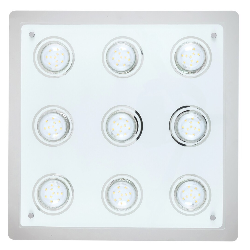 Rabalux - Plafoniera LED NAOMI 9xGU10/5W 38x38 cm