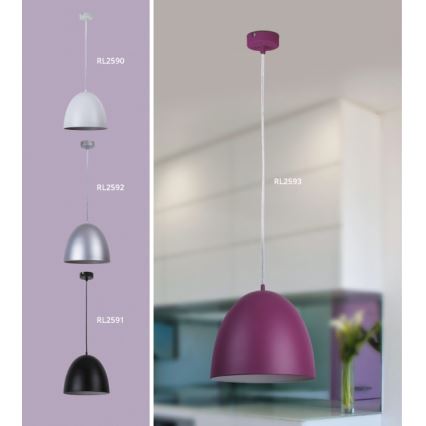 Rabalux 2593 - Lampadario OLIVIA 1xE27/60W/230V