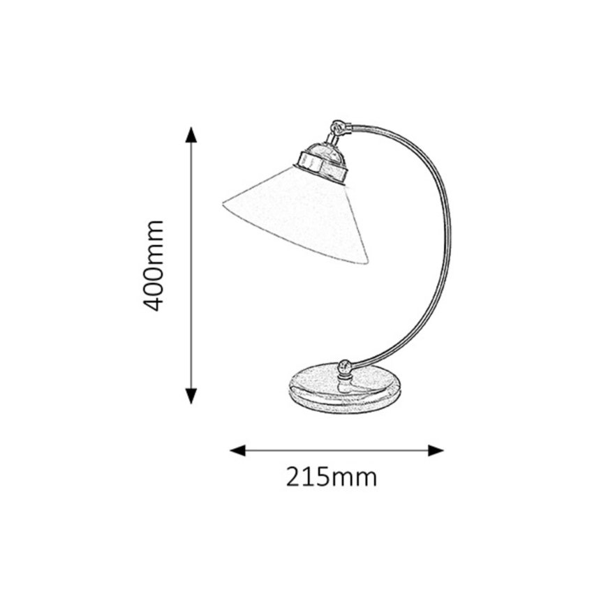 Rabalux - LED Lampada da tavolo 1xE27/60W/230V