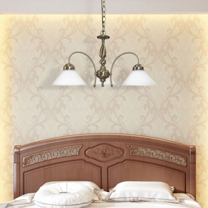 Rabalux - Lampadario a sospensione con catena 3xE27/60W/230V