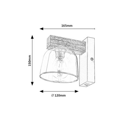 Rabalux - Applique 1xE14/40W/230V