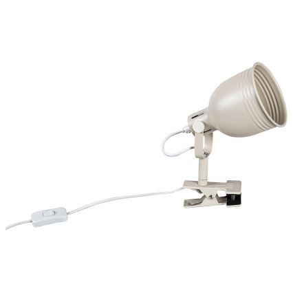 Rabalux - Faretto con clip 1xE14/25W/230V beige