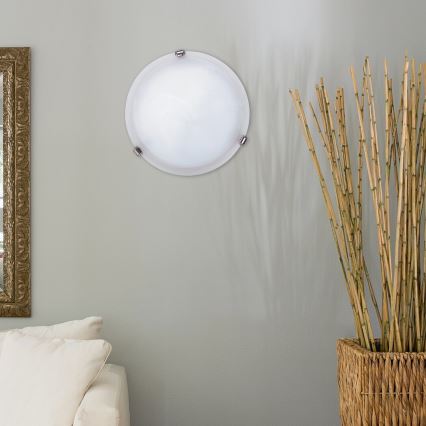 Rabalux - Plafoniera 1xE27/60W/230V vetro alabastrino