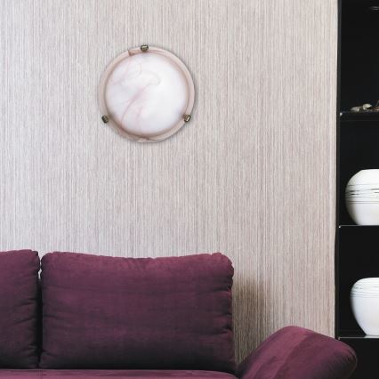 Rabalux - Plafoniera 1xE27/60W/230V con vetro alabastrino