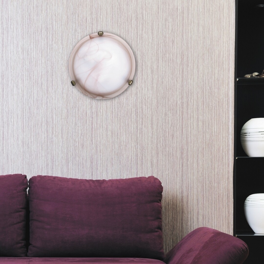 Rabalux - Plafoniera 1xE27/60W/230V con vetro alabastrino