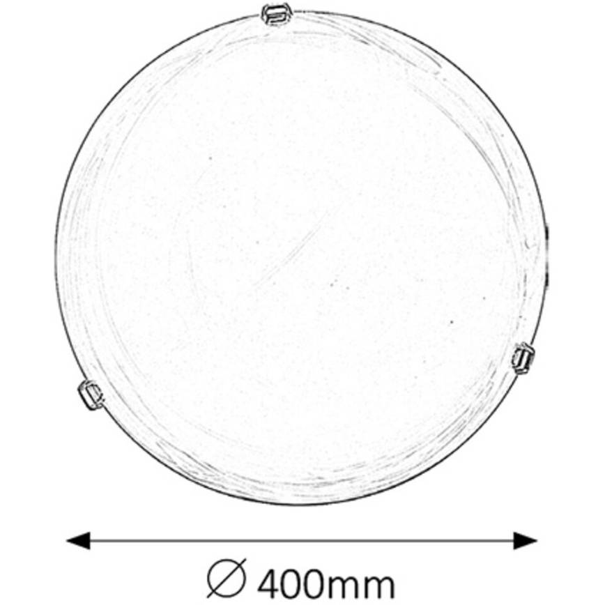 Rabalux - Plafoniera 2xE27/60W/230V in vetro alabastrino