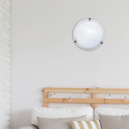 Rabalux - Plafoniera da soffitto 2xE27/60W/230V in vetro alabastrino