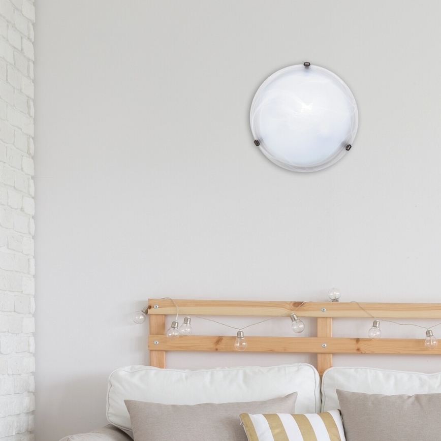 Rabalux - Plafoniera da soffitto 2xE27/60W/230V in vetro alabastrino