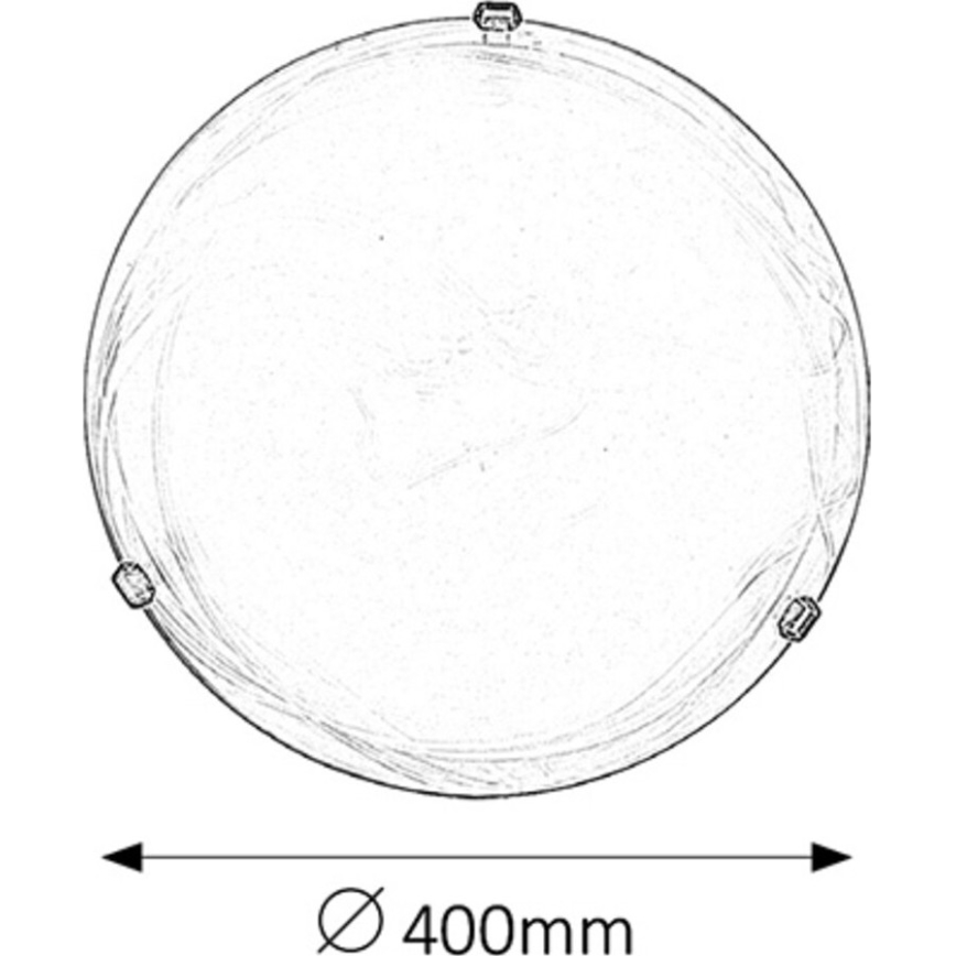 Rabalux - Plafoniera da soffitto 2xE27/60W/230V in vetro alabastrino