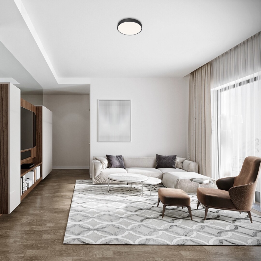 Rabalux - Plafoniera LED TESIA LED/36W/230V 40 cm nera