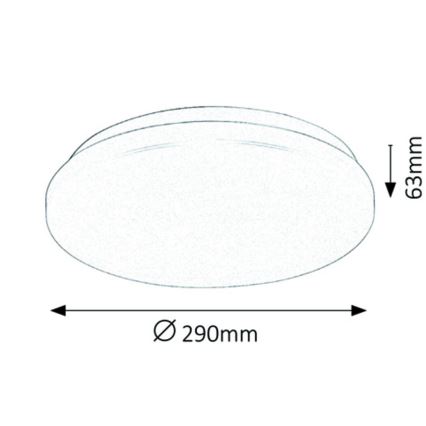 Rabalux - Plafoniera LED LED/20W/230V