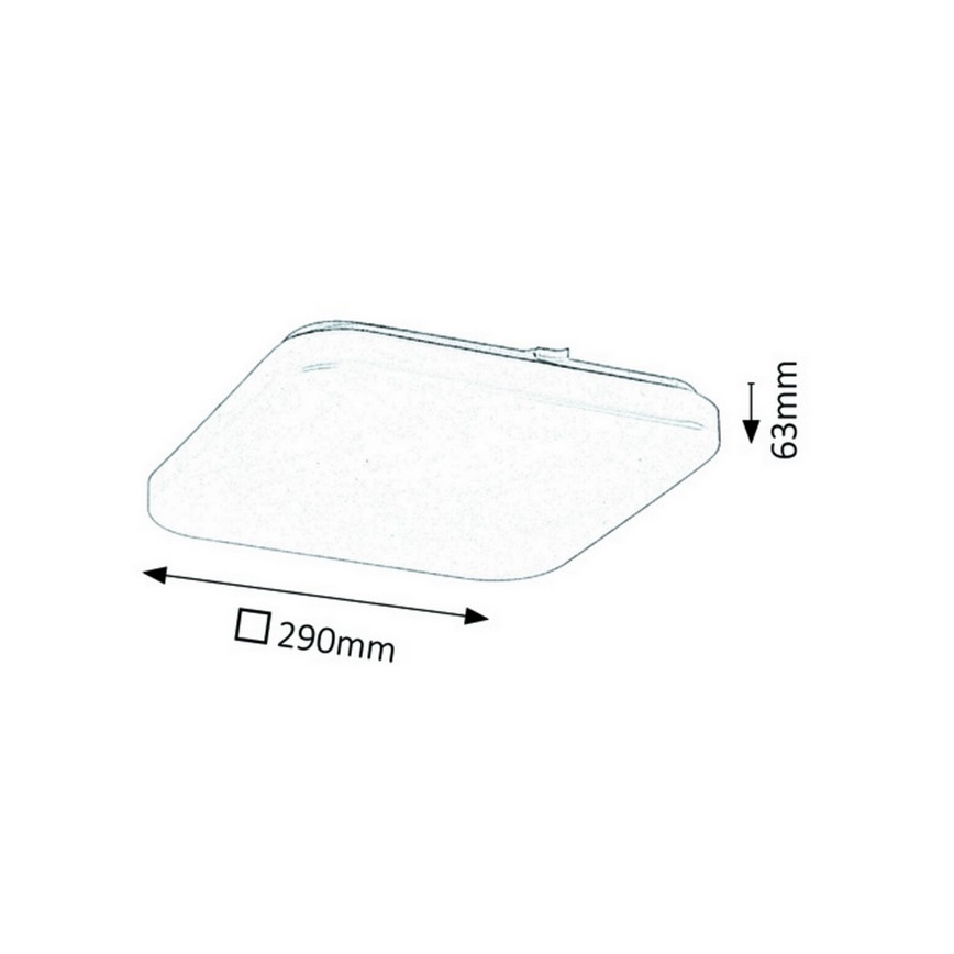 Rabalux - Plafoniera LED/20W/230V 29x29 cm