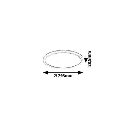 Plafoniera LED PAVEL LED/18W/230V