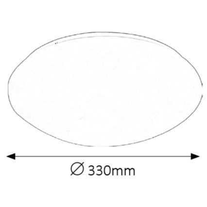 Rabalux - Plafoniera LED LED/18W/230V