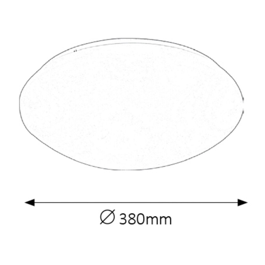 Rabalux - Plafoniera LED da bagno LED/24W/230V IP44 diametro 38 cm