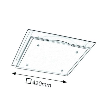 Rabalux - Plafoniera LED LED/24W/230V 3000K