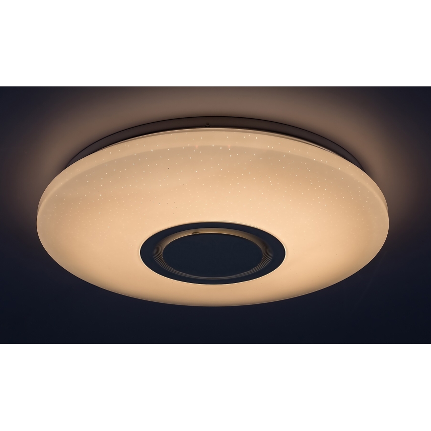 Rabalux - Plafoniera LED RGB dimmerabile con altoparlante integrato LED/24W/230V Wi-Fi Tuya + telecomando Ø 40 cm