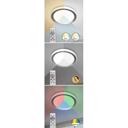 Rabalux - Plafoniera LED RGB dimmerabile LED/40W/230V 2700-6500K Wi-Fi Tuya diametro 51 cm + telecomando