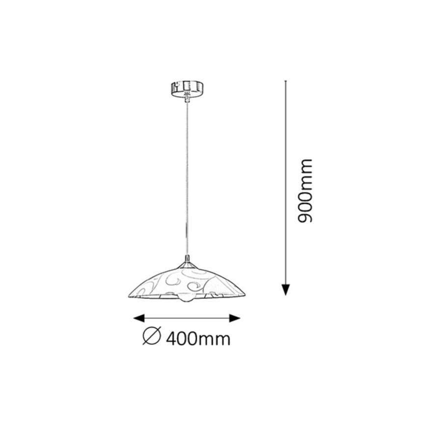 Rabalux - Lampadario 1xE27/60W/230V
