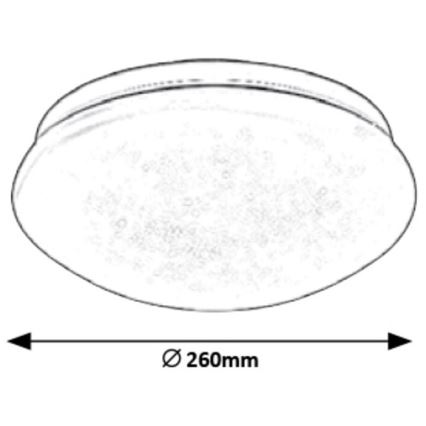 Rabalux - Plafoniera LED LED/12W/230V diametro 26 cm
