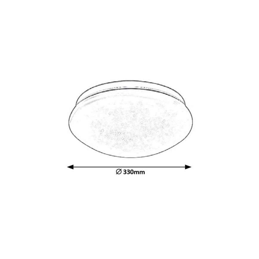 Rabalux - Plafoniera LED LED/18W/230V diametro 33 cm