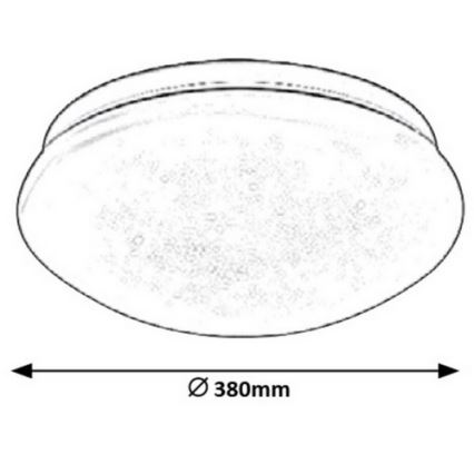 Rabalux - Plafoniera LED LED/24W/230V