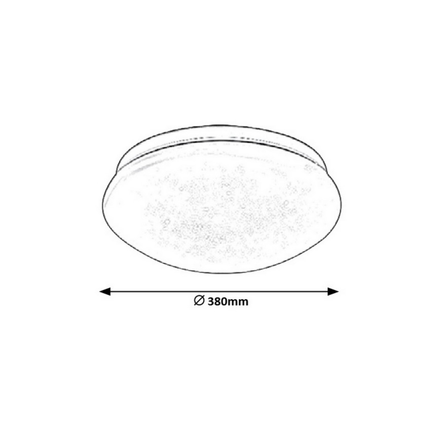 Rabalux - Plafoniera LED LED/24W/230V