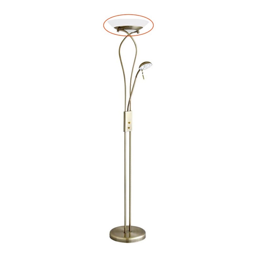 Rabalux 4078 - Vetro di ricambio per lampada da terra GAMMA R7s grande