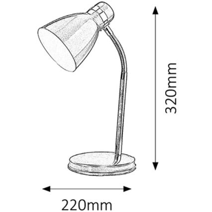 Rabalux - Lampada da tavolo 1xE14/40W/230V