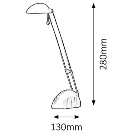 Rabalux - LED Lampada da tavolo 1xLED/5W/230V