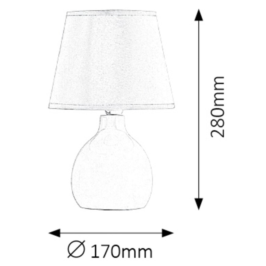 Rabalux - Lampada da tavolo 1xE14/40W/230V
