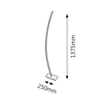 Rabalux - LED Lampada da terra 1xLED/26W/230V