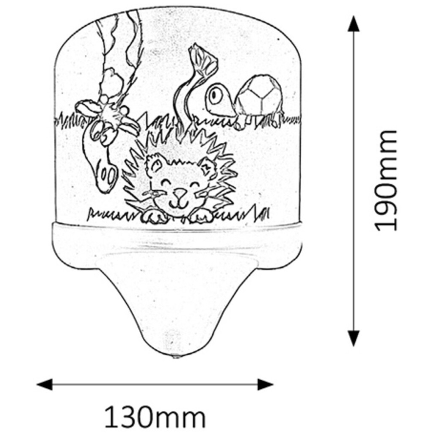 Rabalux - Applique da parete per bambini E14/7W/230V