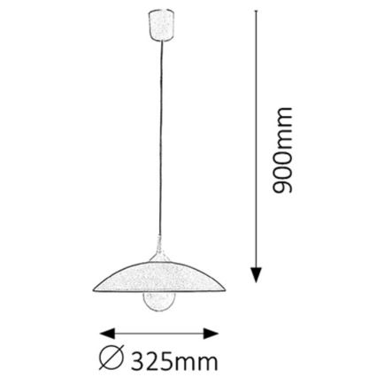 Rabalux - Lampadario 1xE27/60W/230V