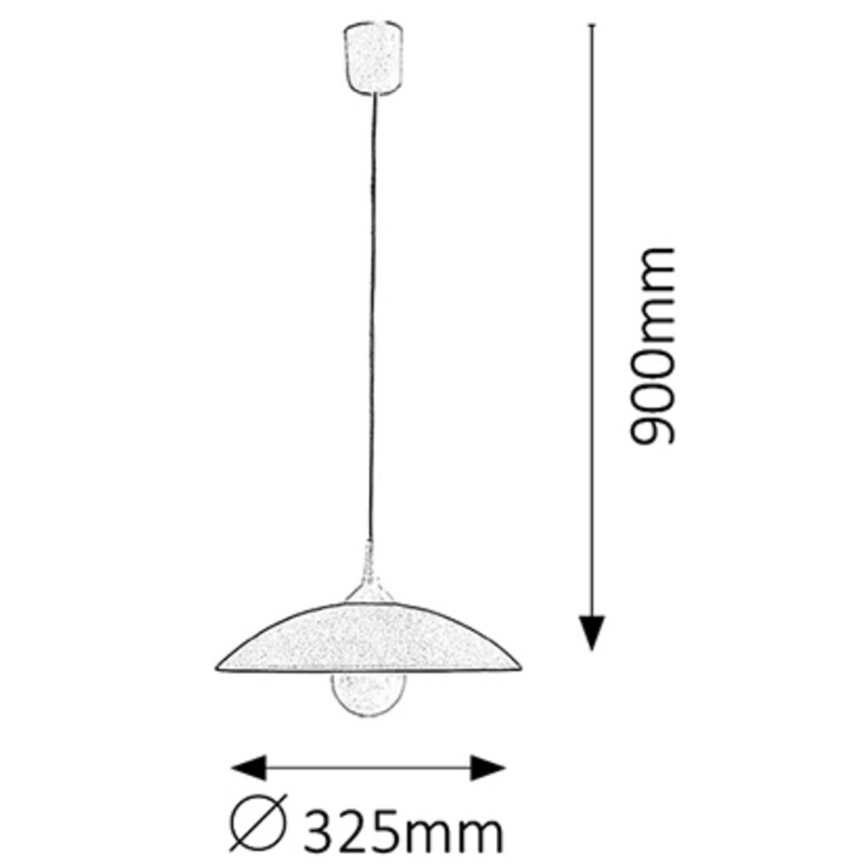 Rabalux - Lampadario 1xE27/60W/230V