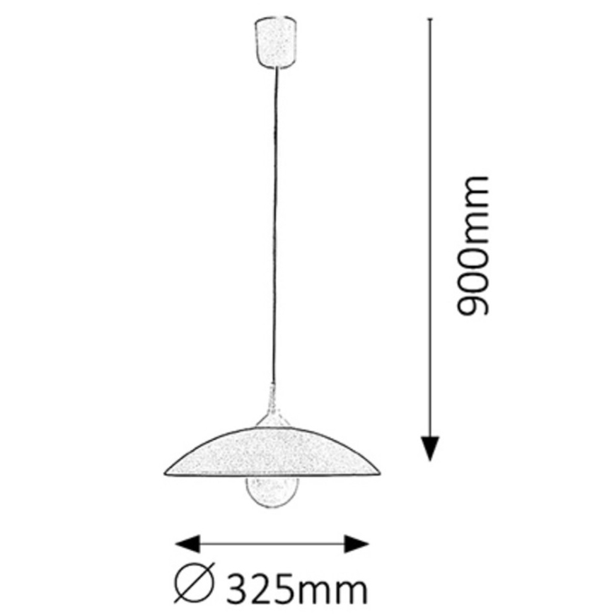 Rabalux - Lampadario 1xE27/60W/230V