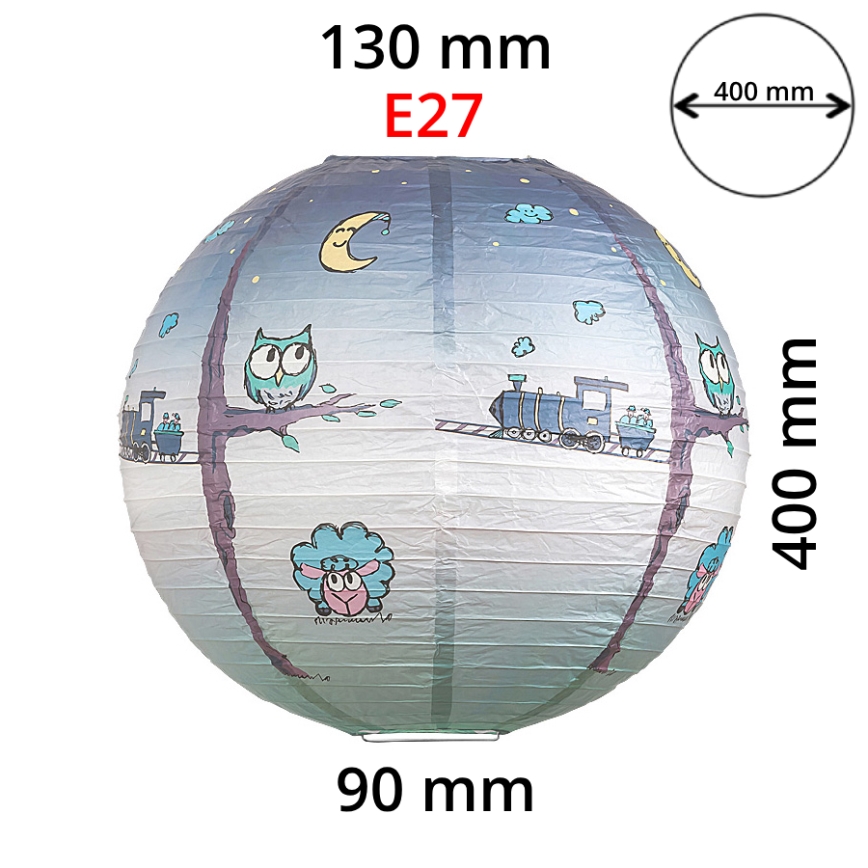 Rabalux 4631 - Paralume per bambini per lampadario per bambini SHEPHERD E27 diametro 40 cm