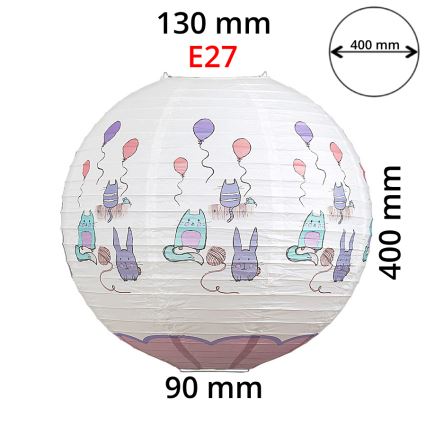 Rabalux 4632 - Paralume per bambini per lampadario CATHY E27 diam. 40 cm