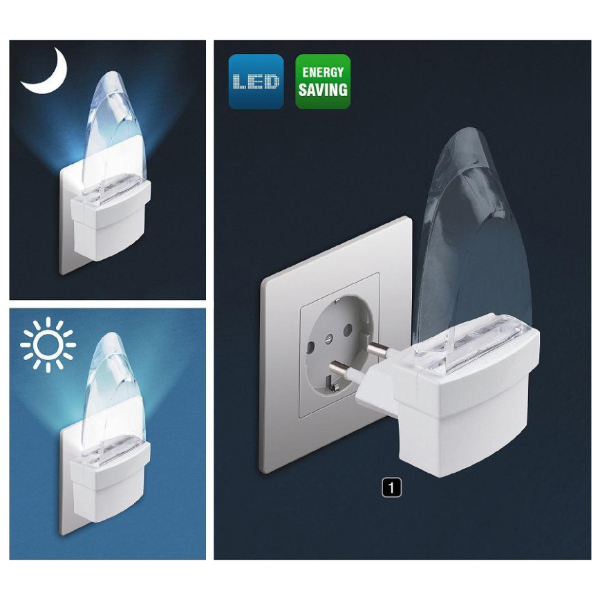 Rabalux - LED Lampada con spina integrata 1xLED/0,5W/230V