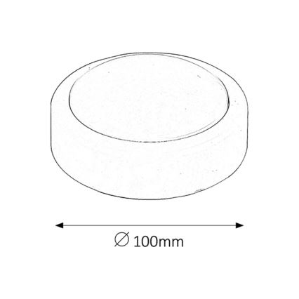 Rabalux - Lampada LED Touch piccola 1xLED/0,3W/2xAA bianco