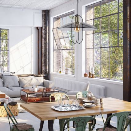 Rabalux 5000 - Lampadario a sospensione con filo VIDA 1xE27/8W/230V