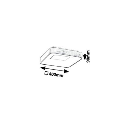 Rabalux - Plafoniera LED CARMELA LED/30W/230V 40x40 cm